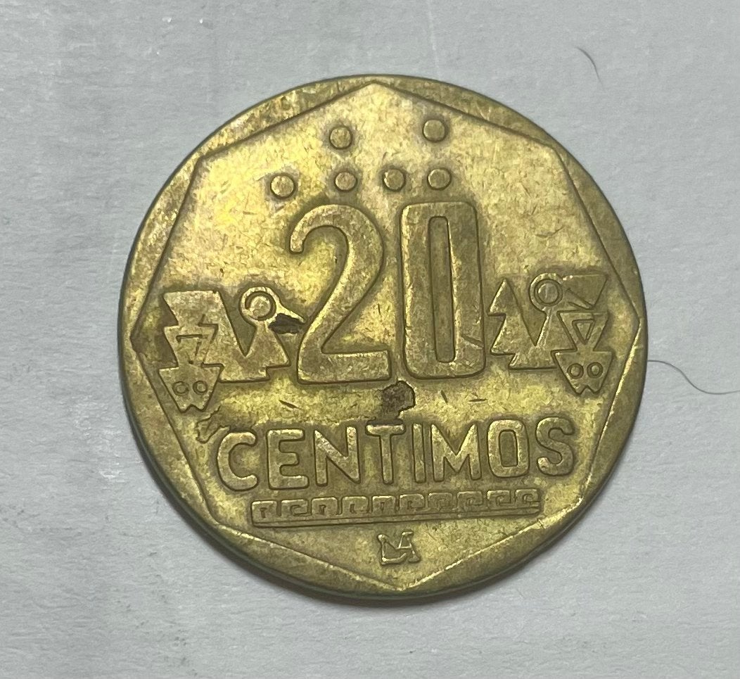20 centimos Peru 1994, Ophalen of Verzenden, Zuid-Amerika