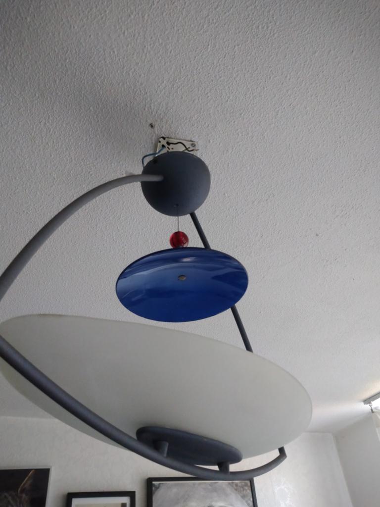 Vintage ikea lamp space, Huis en Inrichting, Lampen | Hanglampen, Ophalen of Verzenden, Gebruikt, Minder dan 50 cm