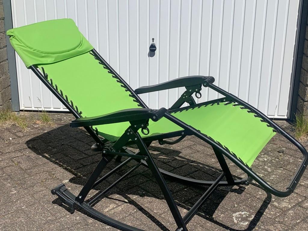 Groene tuin schommelstoel, Ophalen, Nieuw, Metaal, Inklapbaar