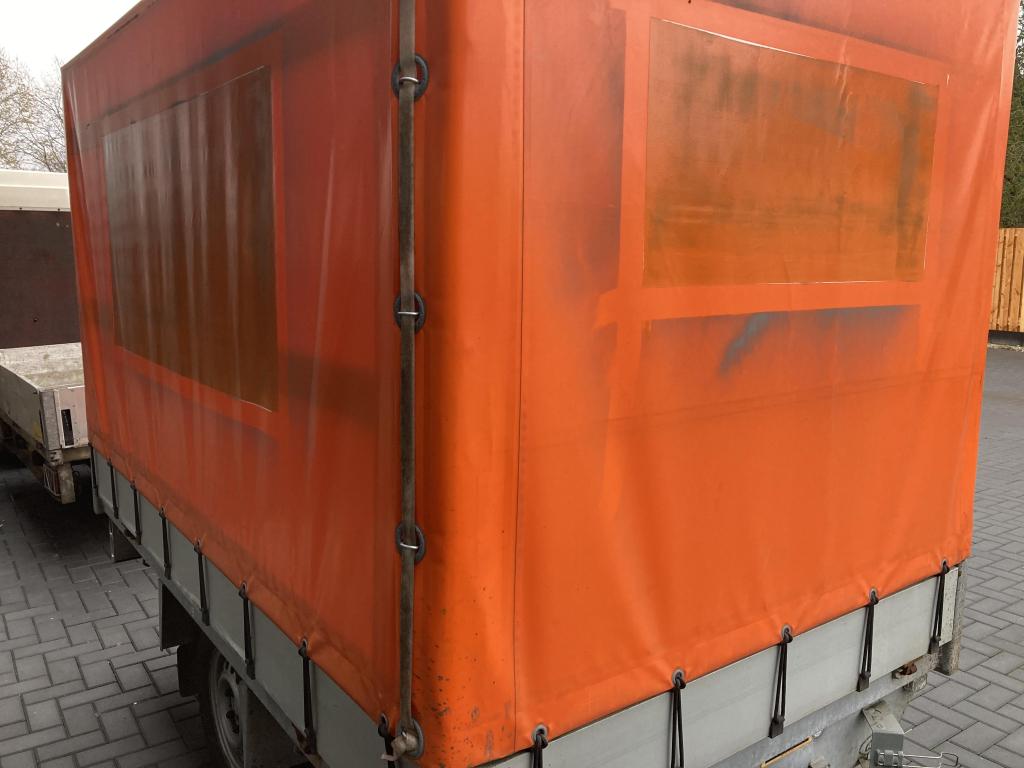Huifaanhanger Huifaanhangwagen Plateauwagen aanhanger, Gebruikt