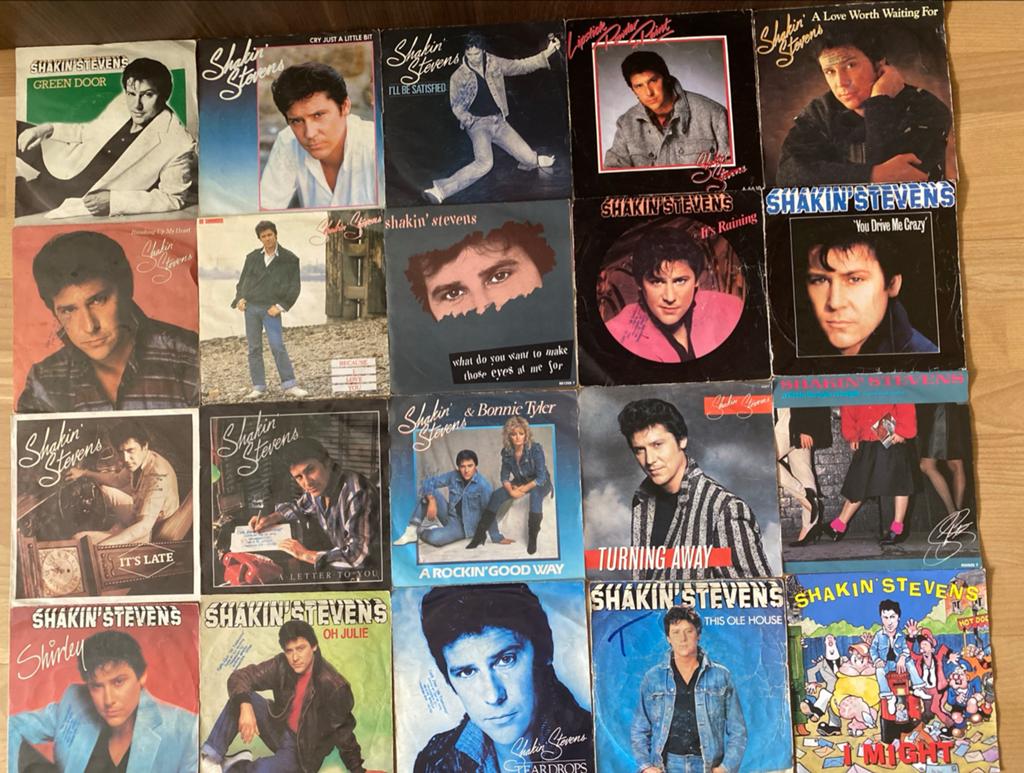 20 Shakin' Stevens Singles - Alle Top Hits, Cd's en Dvd's, Gebruikt, 7 inch, 1980 - 1989, Ophalen of Verzenden