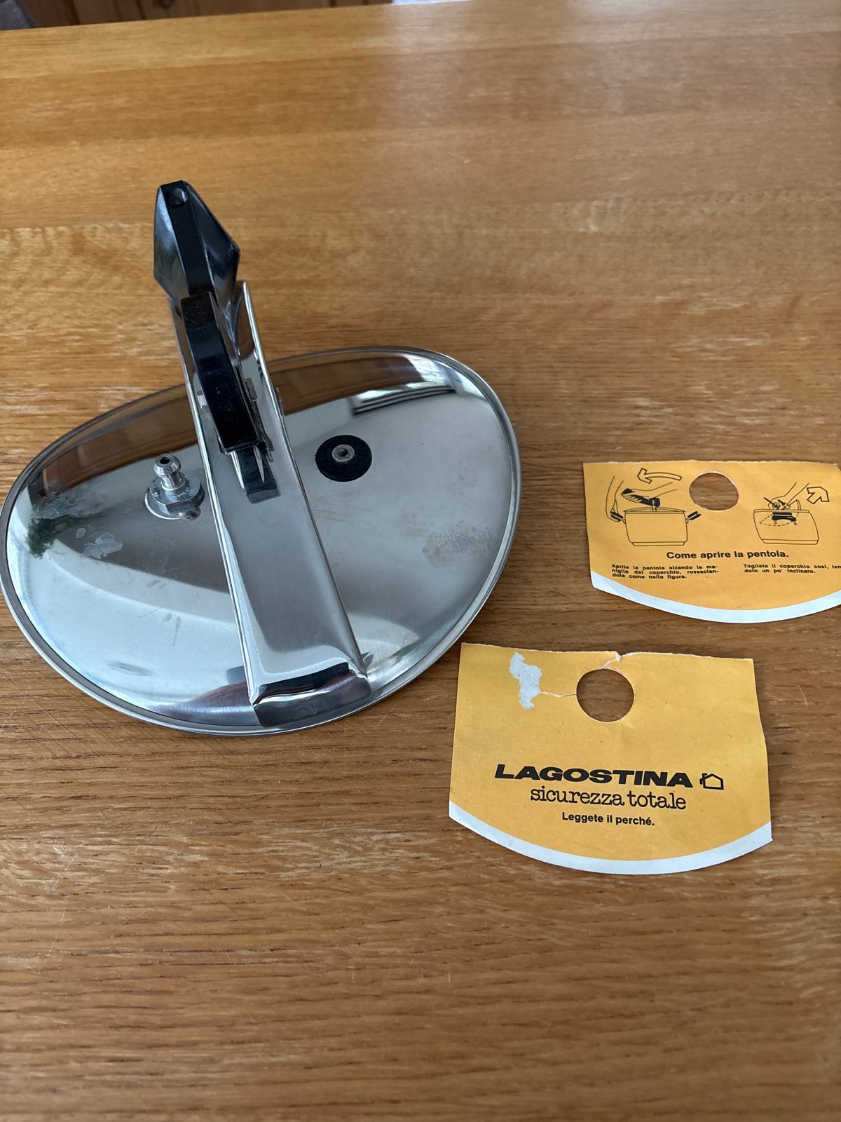 Deksel voor Lagostina Snelkookpan - RVS -  nieuw, Huis en Inrichting, Snelkookpan, Met deksel, Nieuw, Ophalen of Verzenden