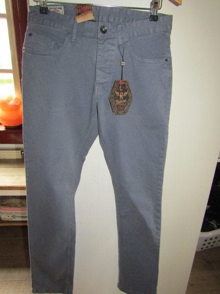 F1900 Rockerbox mt W31 nieuw label jeans grijs rookblauw, Kleding | Heren, Rockerbox, Nieuw, W32 (confectie 46) of kleiner, Verzenden