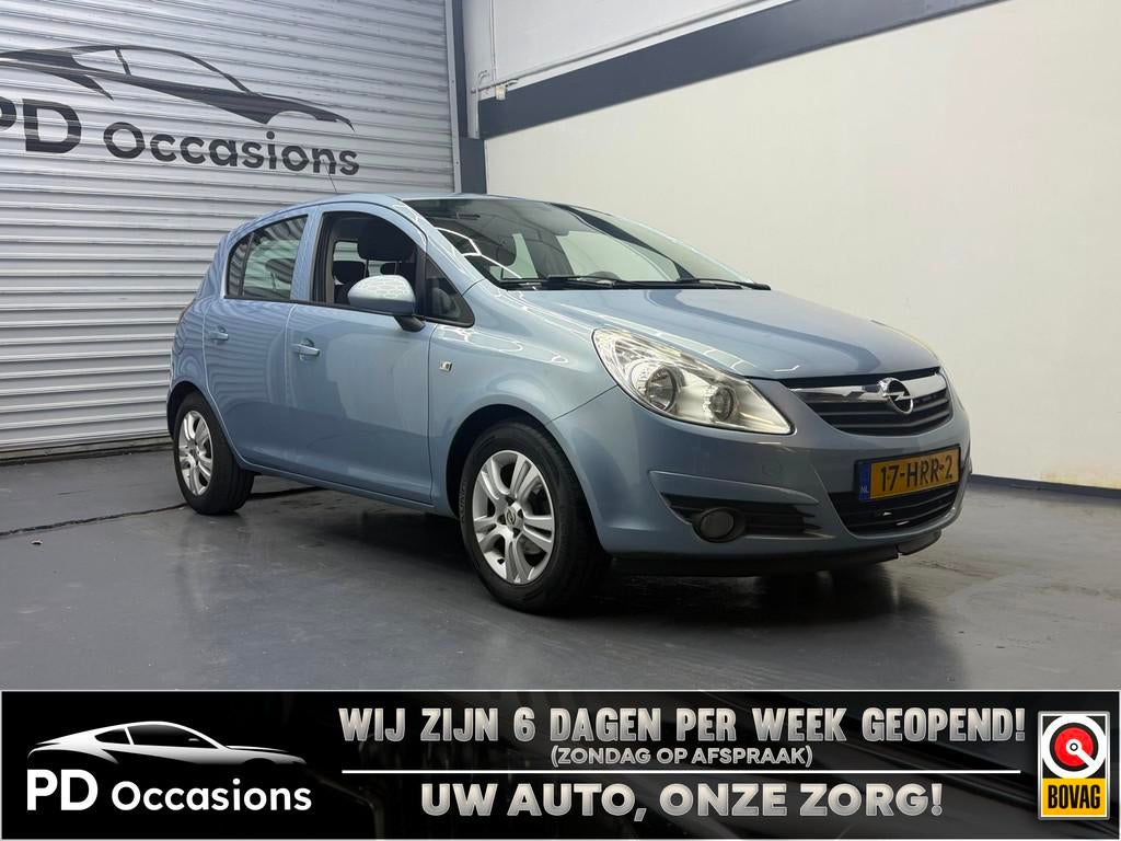 Opel Corsa 1.2-16V Cosmo - Nieuw ketting - Camera - Elek. Ra, Auto's, Opel, Stof, Gebruikt, Zwart, 4 cilinders