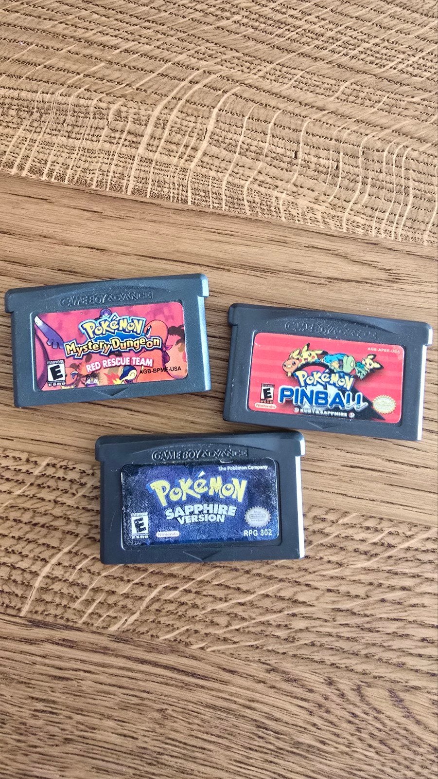 Pokémon Game Boy Advance games (3 stuks), Spelcomputers en Games, Gebruikt, 1 speler, Ophalen of Verzenden, Role Playing Game (Rpg)