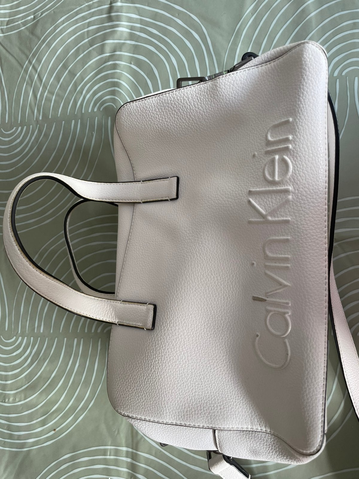 Calvin klein tas, Ophalen of Verzenden, Gebruikt, Wit, Overige typen