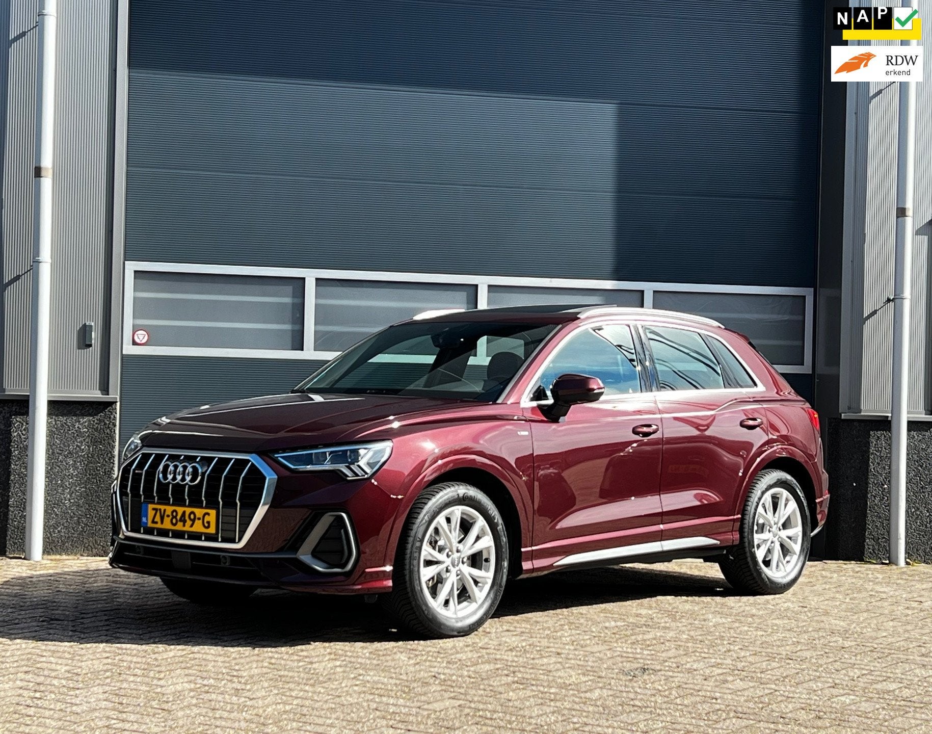 Audi Q3 40 TFSI quattro S Line bj.2019 Pano|Navi|Autom|Nap., Auto's, Audi, Automaat, Gebruikt, Euro 6, 1984 cc