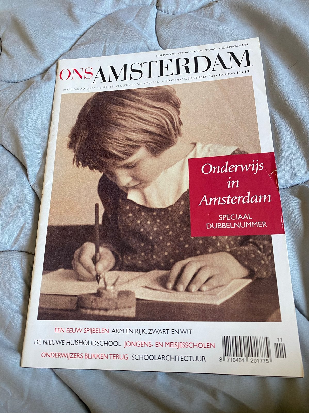 Ons Amsterdam - Onderwijs in Amsterdam (Speciaal Dubbelnumme, Boeken, Tijdschriften en Kranten, Ophalen of Verzenden, Gelezen