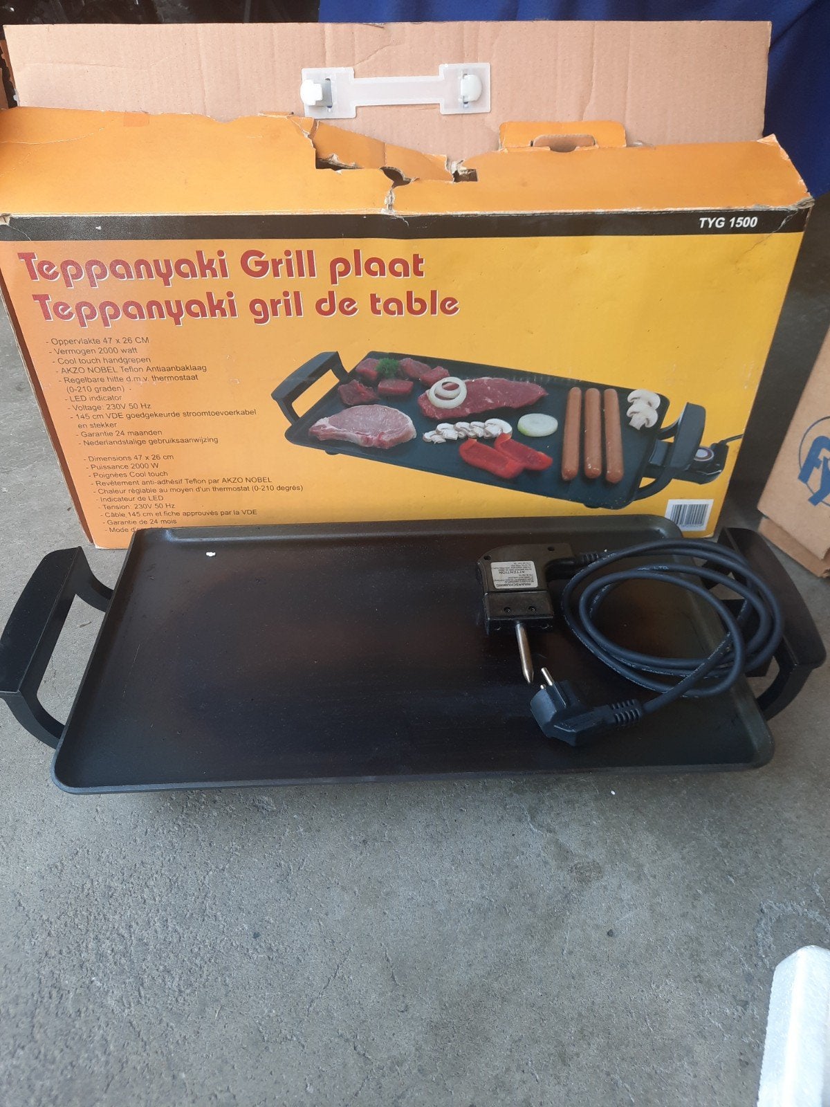 Gourmet plaat - Teppanyaki Grill plaat, Ophalen of Verzenden, 4 t/m 7 personen