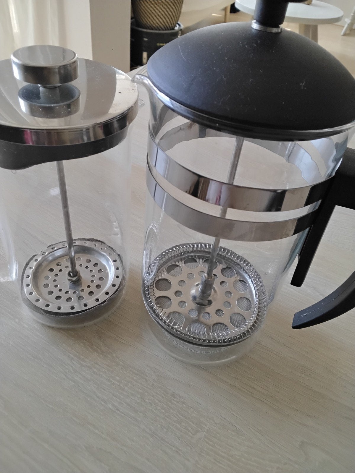 melkopschuimers, Ophalen of Verzenden, Zo goed als nieuw, Handmatige melkopschuimer