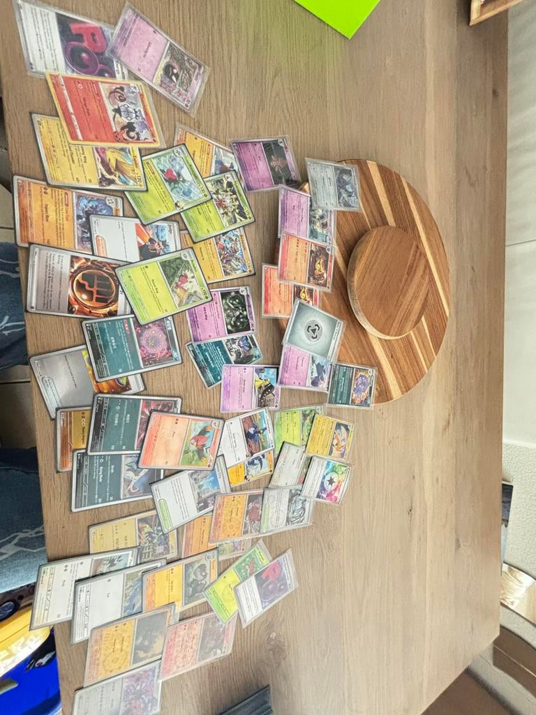 Grote collectie Pokémon kaarten - Diverse sets, Ophalen of Verzenden, Gebruikt, Meerdere kaarten, Foil