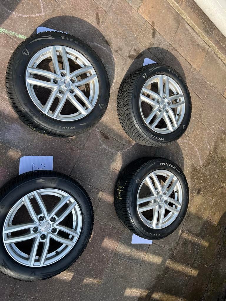 Firestone Winterbanden met Dezent Velgen, Auto-onderdelen, Banden en Velgen, Ophalen, 16 inch, Banden en Velgen, Winterbanden