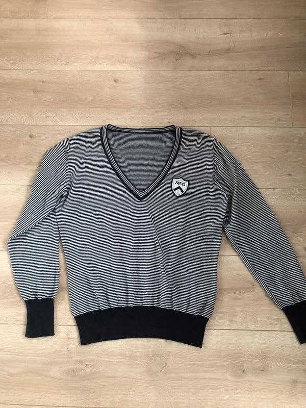 trui gestreept McGregor 100% katoen - maat L, Kleding | Dames, Maat 38/40 (M), McGregor, Blauw, Ophalen of Verzenden