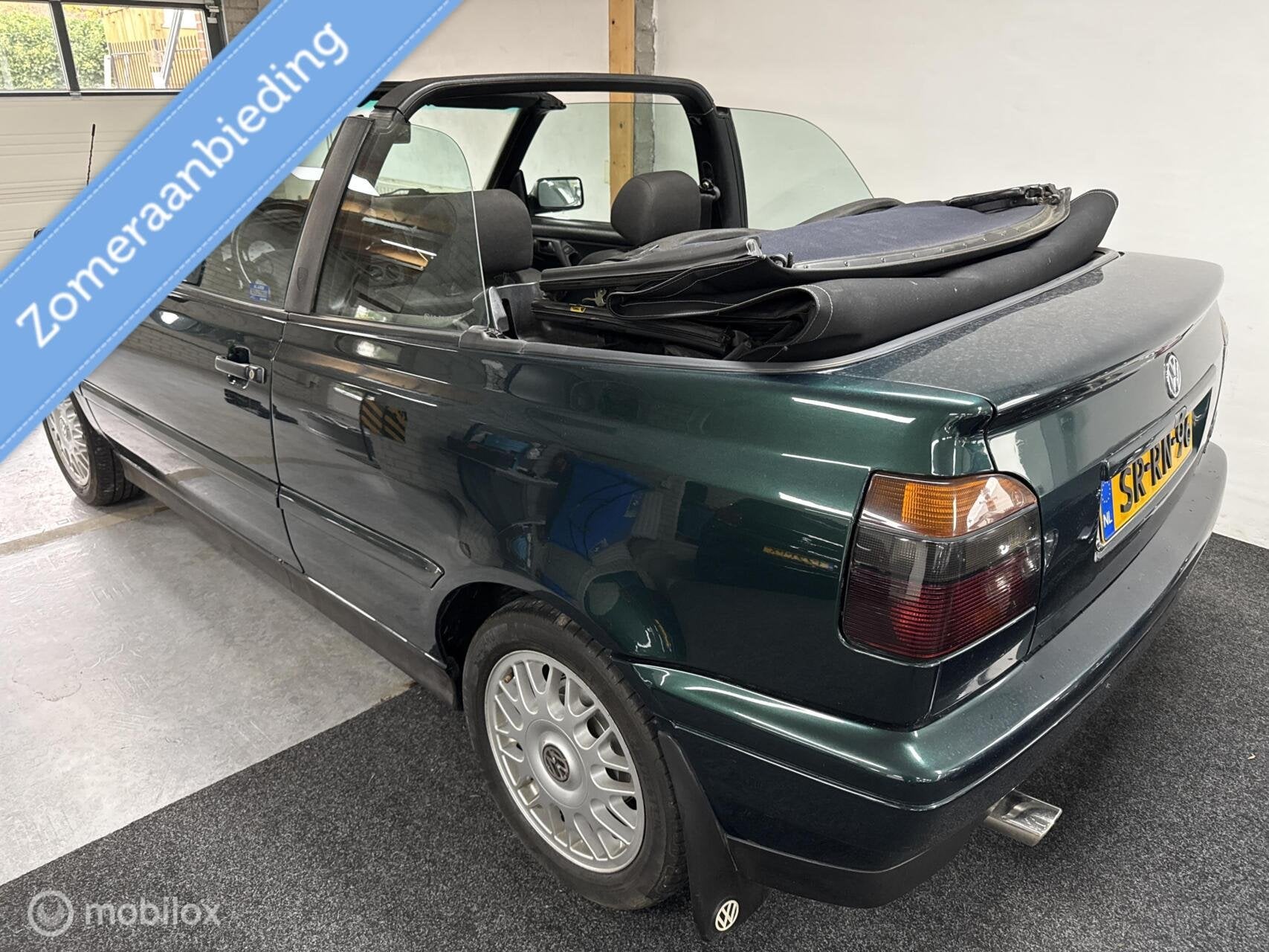 Volkswagen Golf Cabrio 1.8 Karmann | 1998 | BBS | Nieuwe Kap, Auto's, Gebruikt, Zwart, 4 cilinders, Cabriolet
