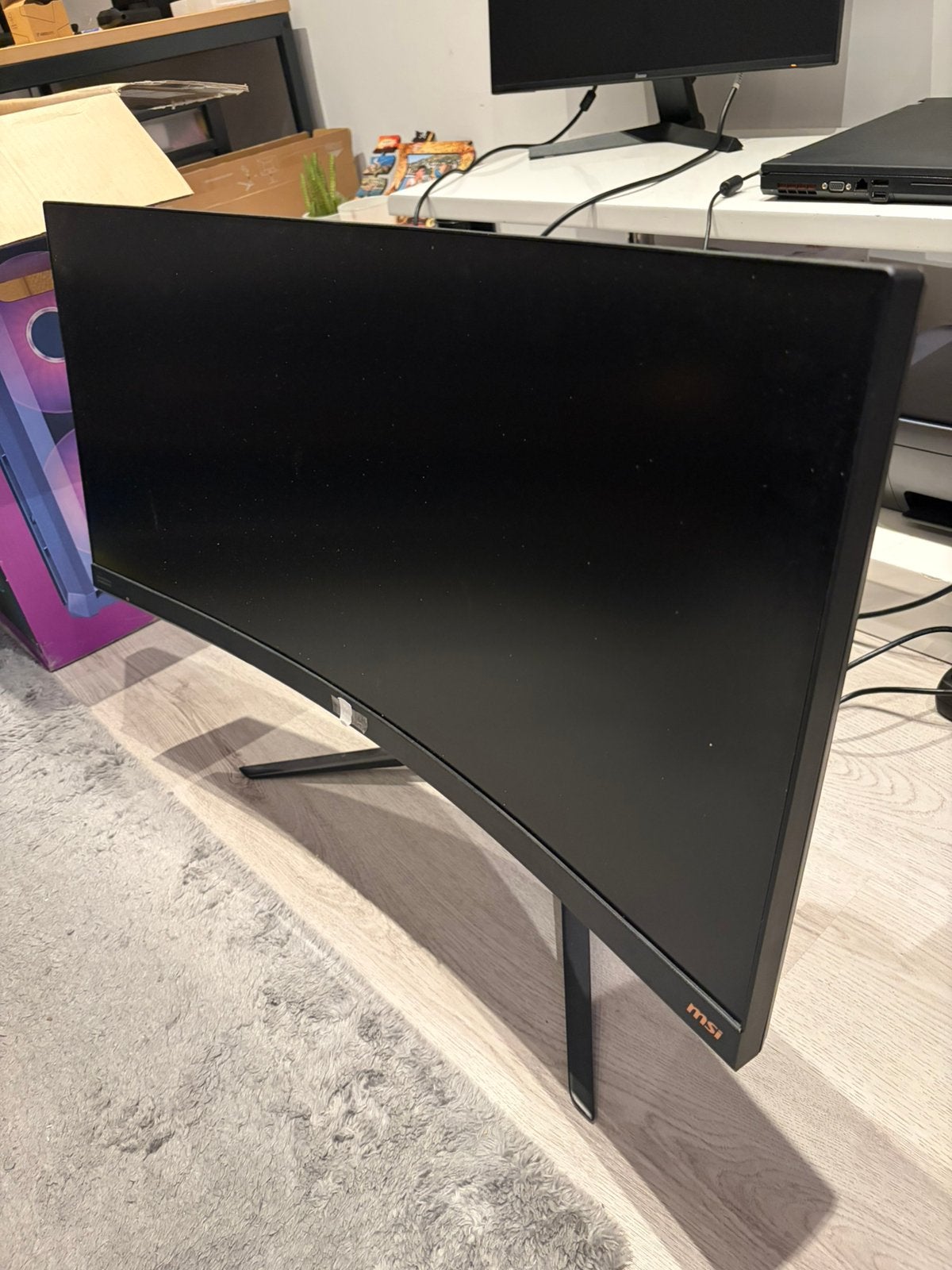 MSI Optix MPG341CQR 34 inch 144Hz Ultrawide Monitor + Voet, Ultrawide, 101 t/m 150 Hz, VA, Minder dan 1 ms