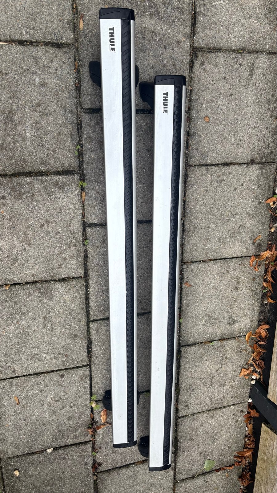 Thule wingbar dakdragers met Rapid System 753 (kit 4015), Ophalen, Gebruikt