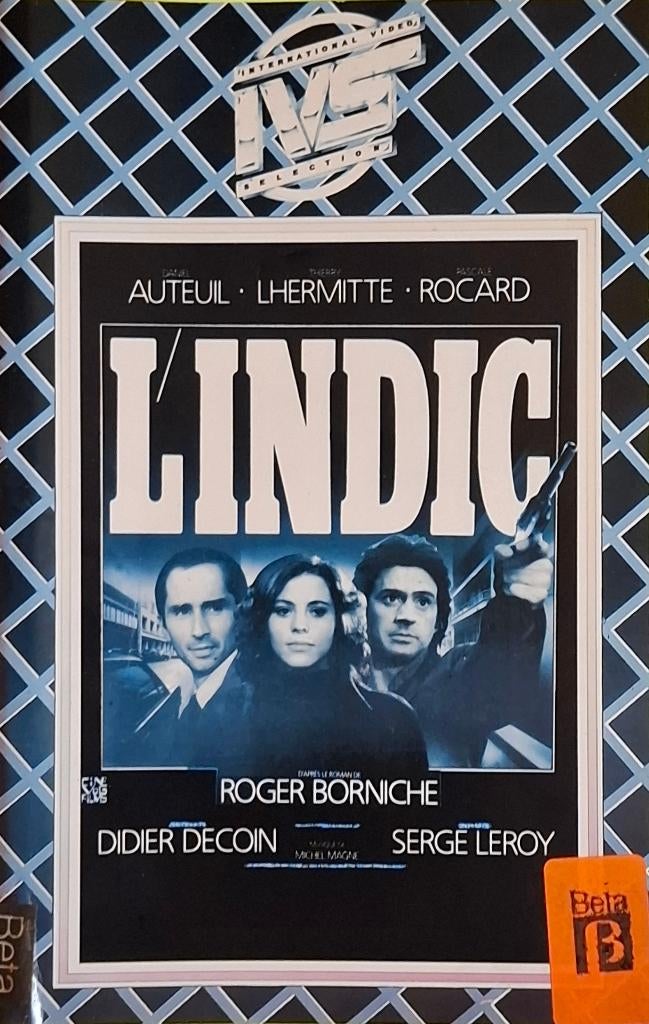L'Indic - Betamax - International Video Selection, Vanaf 12 jaar, Ophalen of Verzenden, Zo goed als nieuw, Thrillers en Misdaad
