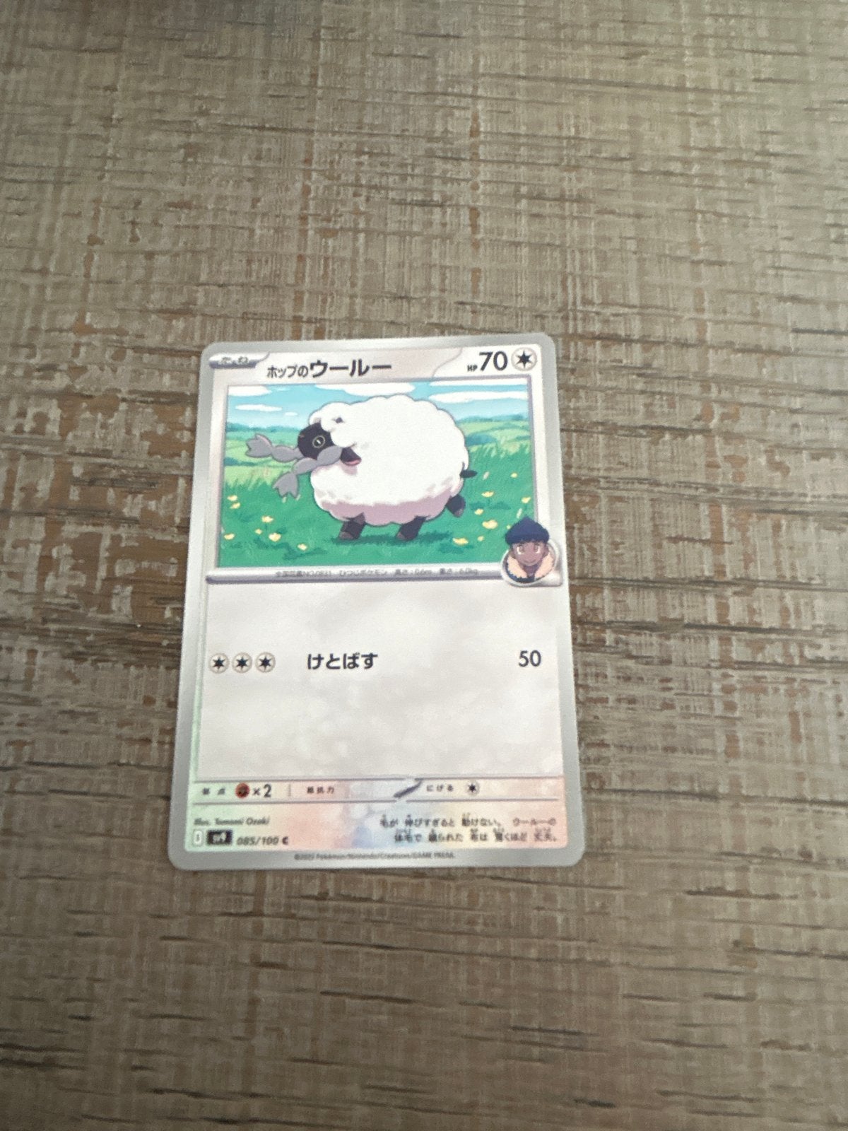 Pokémon Kaart: Wooloo (Hop's Wooloo) 085/100, Ophalen of Verzenden, Zo goed als nieuw, Losse kaart