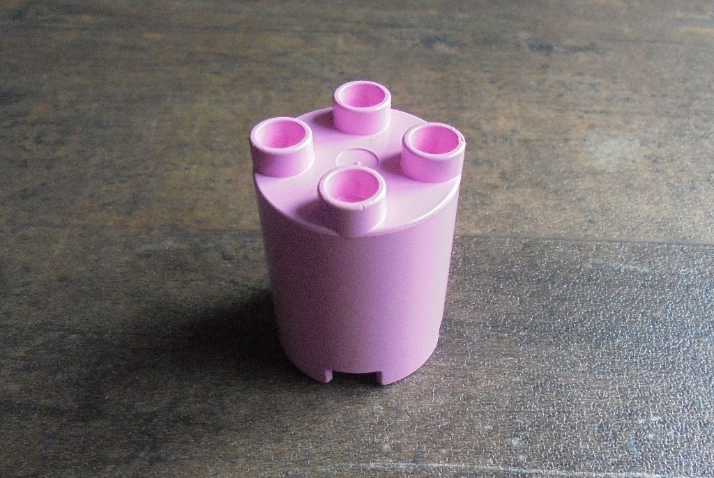 Lego Duplo Brick 2x2x2 Round (zie foto's) 3, Ophalen of Verzenden, Gebruikt, Losse stenen, Duplo