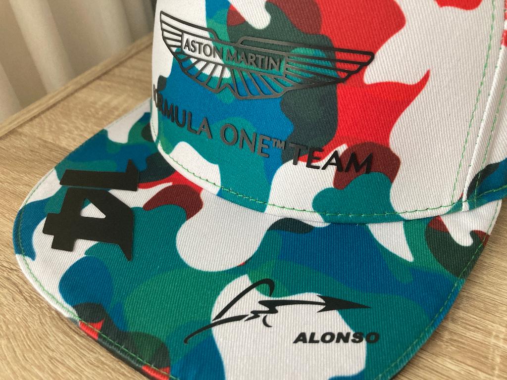✅ Fernando Alonso 2023 Team cap Aston Martin F1 Team pet, Ophalen of Verzenden, Nieuw, Formule 1
