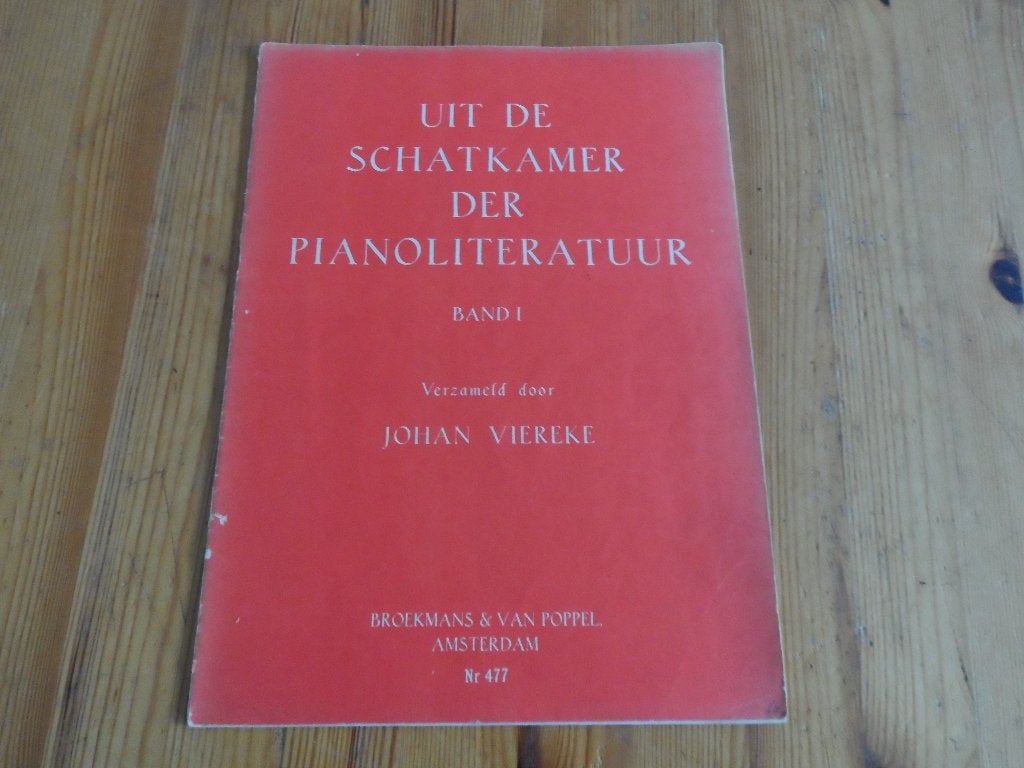 Uit de schatkamer der pianoliteratuur - johan viereke, Gebruikt, Klassiek, Ophalen of Verzenden, Artiest of Componist
