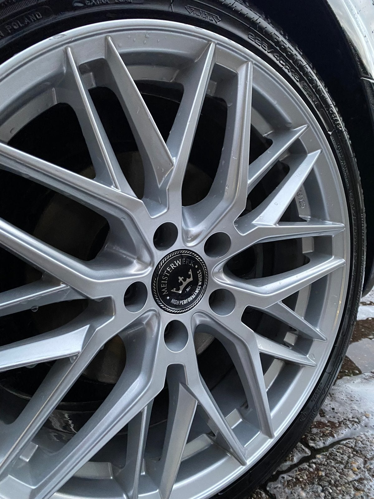 Velgen 5x112 Meisterwerk MW14 | 8.00J x 18 ET45.00, Ophalen, 18 inch, Band(en), Zomerbanden