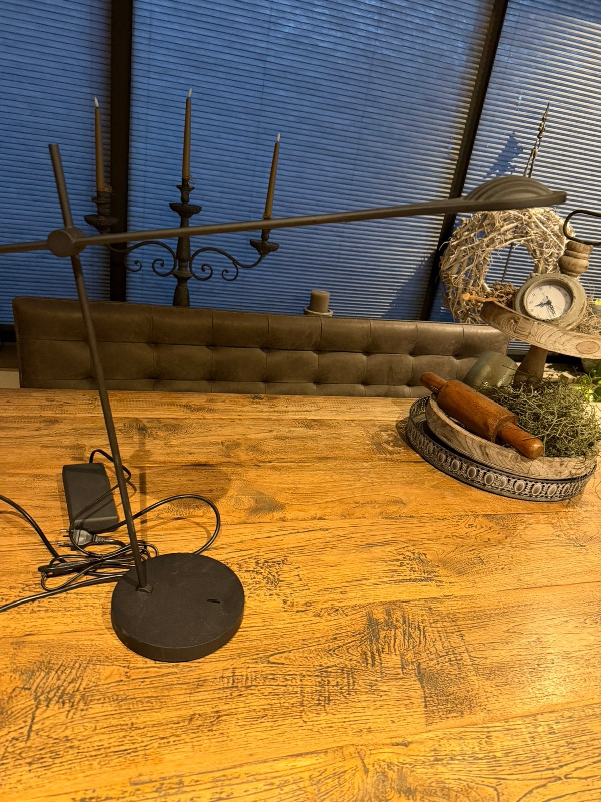 Philips Ledino tafellamp zwart, Ophalen of Verzenden, Zo goed als nieuw