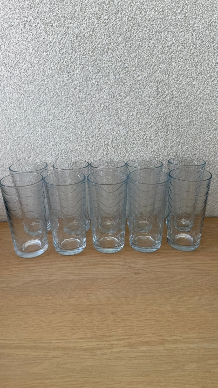 Waterglazen, Glas of Glazen, Gebruikt, Ophalen of Verzenden, Glas