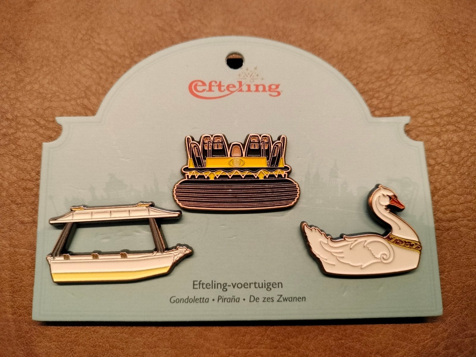 Efteling pin: Serie Efteling watervoertuigen, Verzenden, Nieuw, Button of Speldje