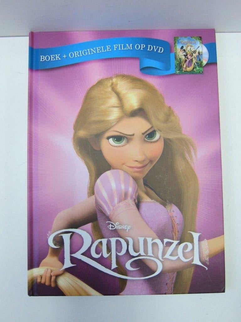 Rapunzel boek met origineele film op dvd, Ophalen of Verzenden, Zo goed als nieuw, Sprookjes