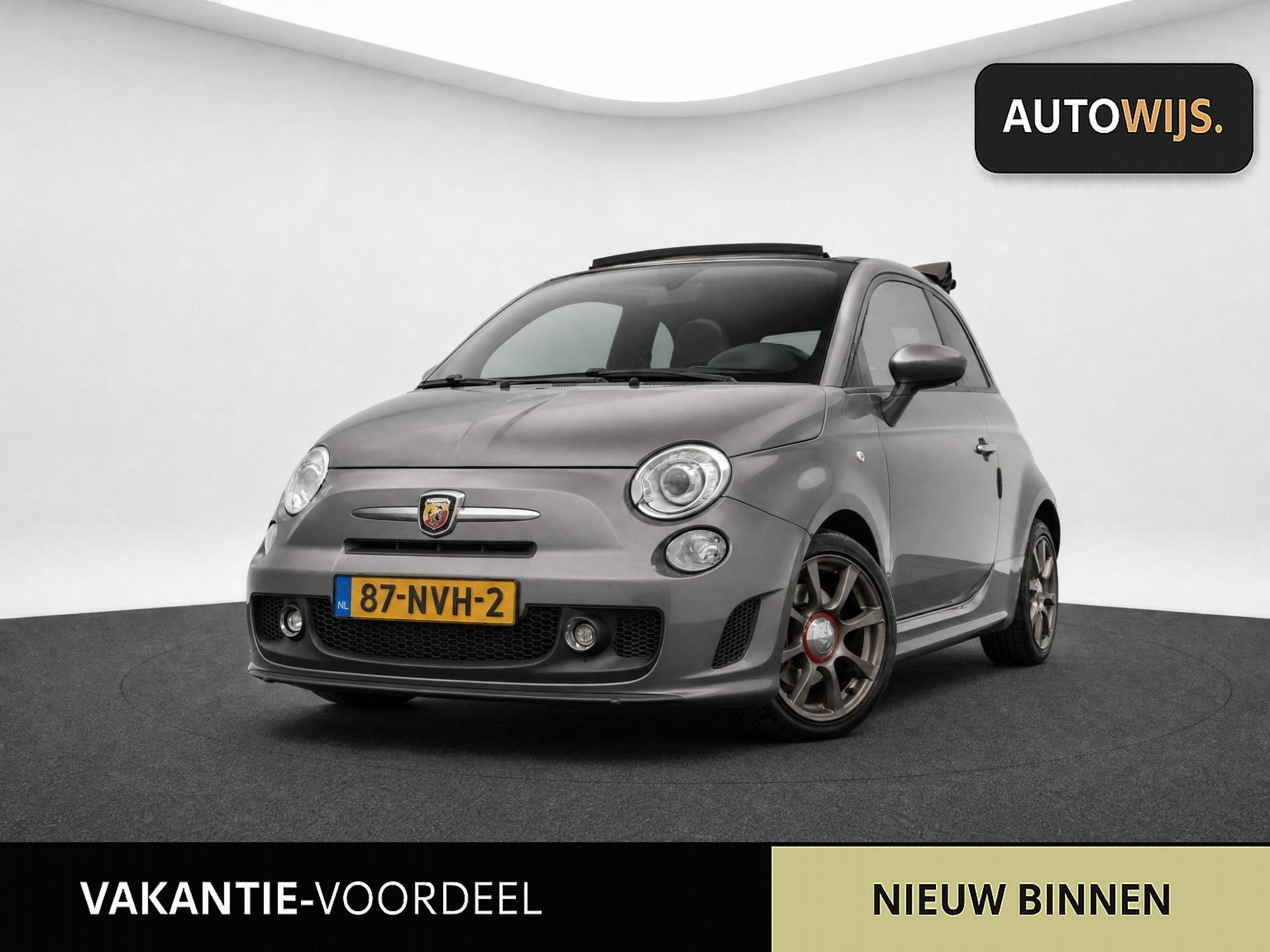ABARTH 500 C 1.4-16V Abarth|CABRIO|AUT|NL AUTO|140PK|INTERSC, Auto's, Abarth, Euro 5, 15 km/l, 4 cilinders, Cabriolet