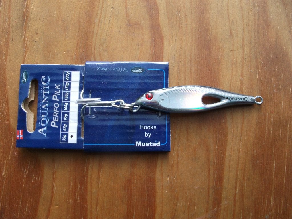 35 grams Aquantic zeebaars pilkers / zeevissen pilkers, Ophalen of Verzenden, Nieuw, Overige typen