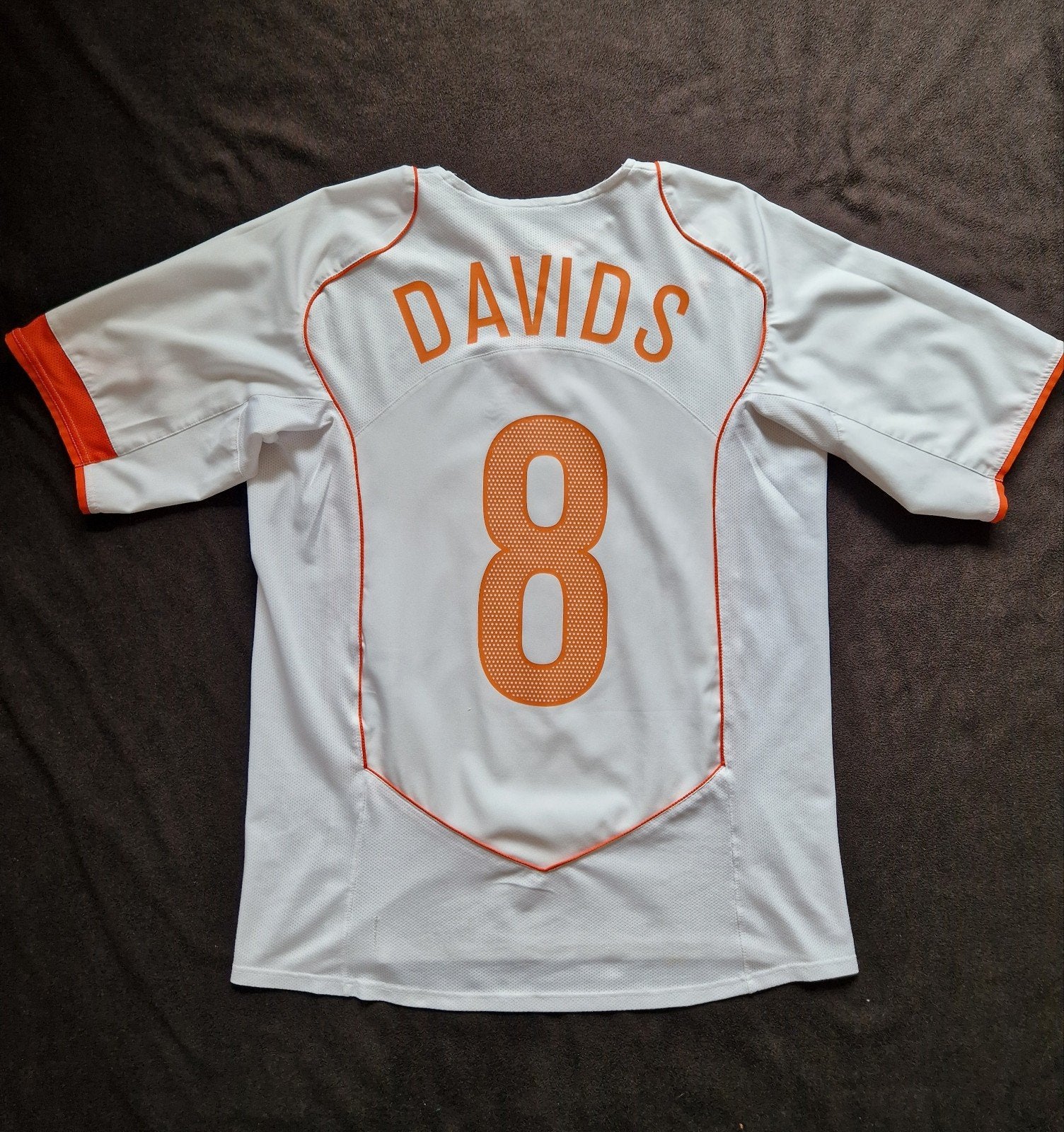 Nederlands elftal uitshirt 2004 KNVB Oranje shirt, Maat 48/50 (M), Wit, Nike, Ophalen of Verzenden