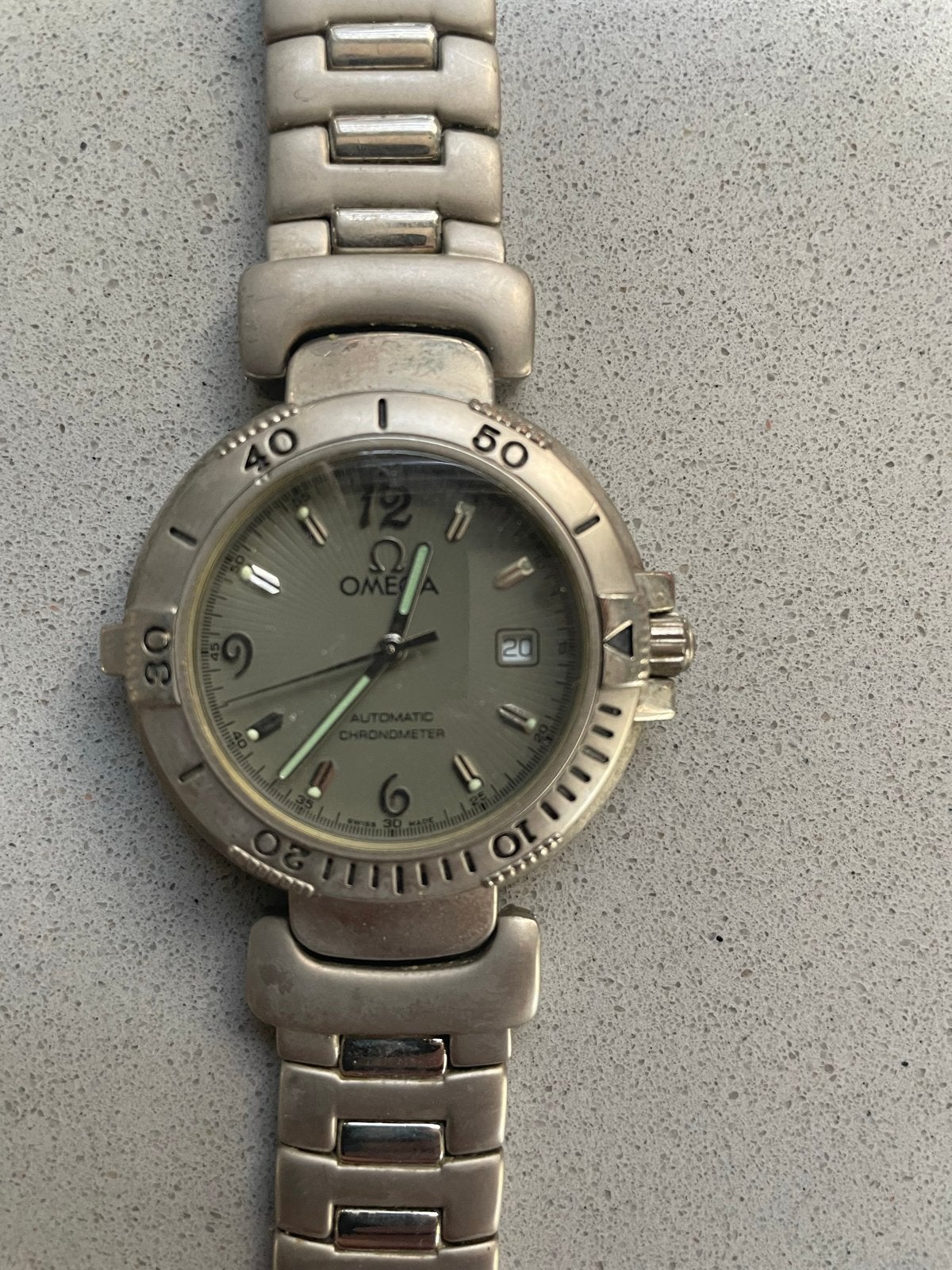 Omega World Service Polshorloge - Automatisch Chronometer, Overige merken, Gebruikt, Staal, Polshorloge