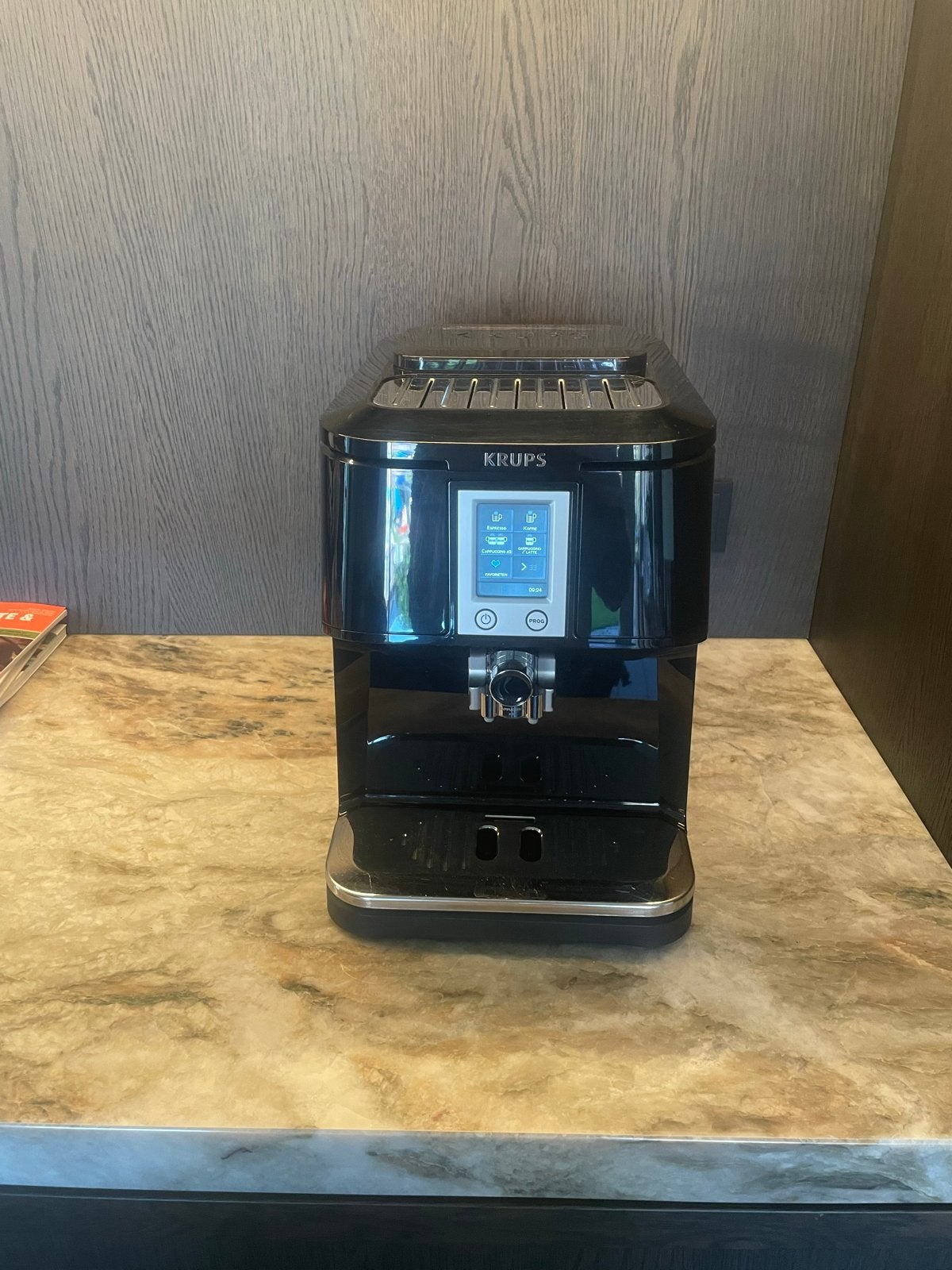 Krups volautomatische espressomachine, koffie machine, Ophalen, Afneembaar waterreservoir, Espresso apparaat, Koffiebonen