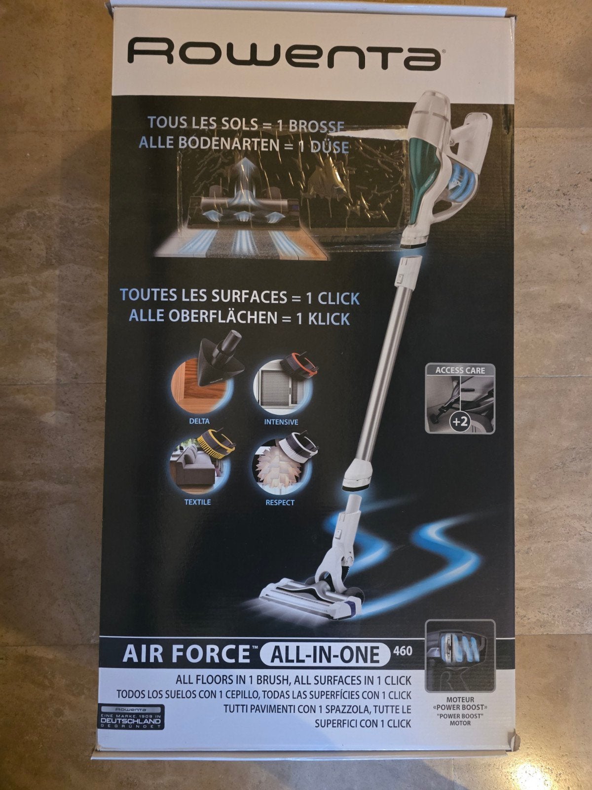 Nieuwe Rowenta Air force all-in one 460 stofzuiger, Ophalen of Verzenden, Nieuw