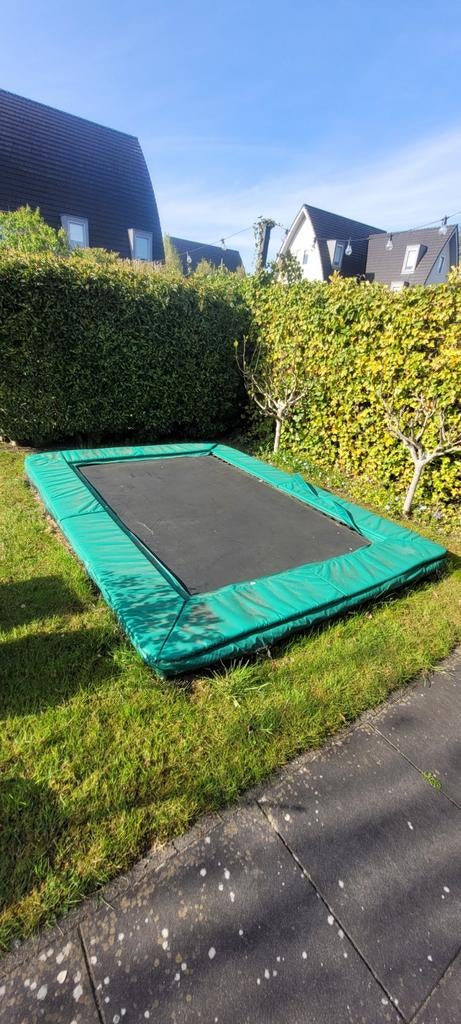 Etan trampoline 200 x 250 mtr - Inbouw trampoline, Ophalen, Gebruikt