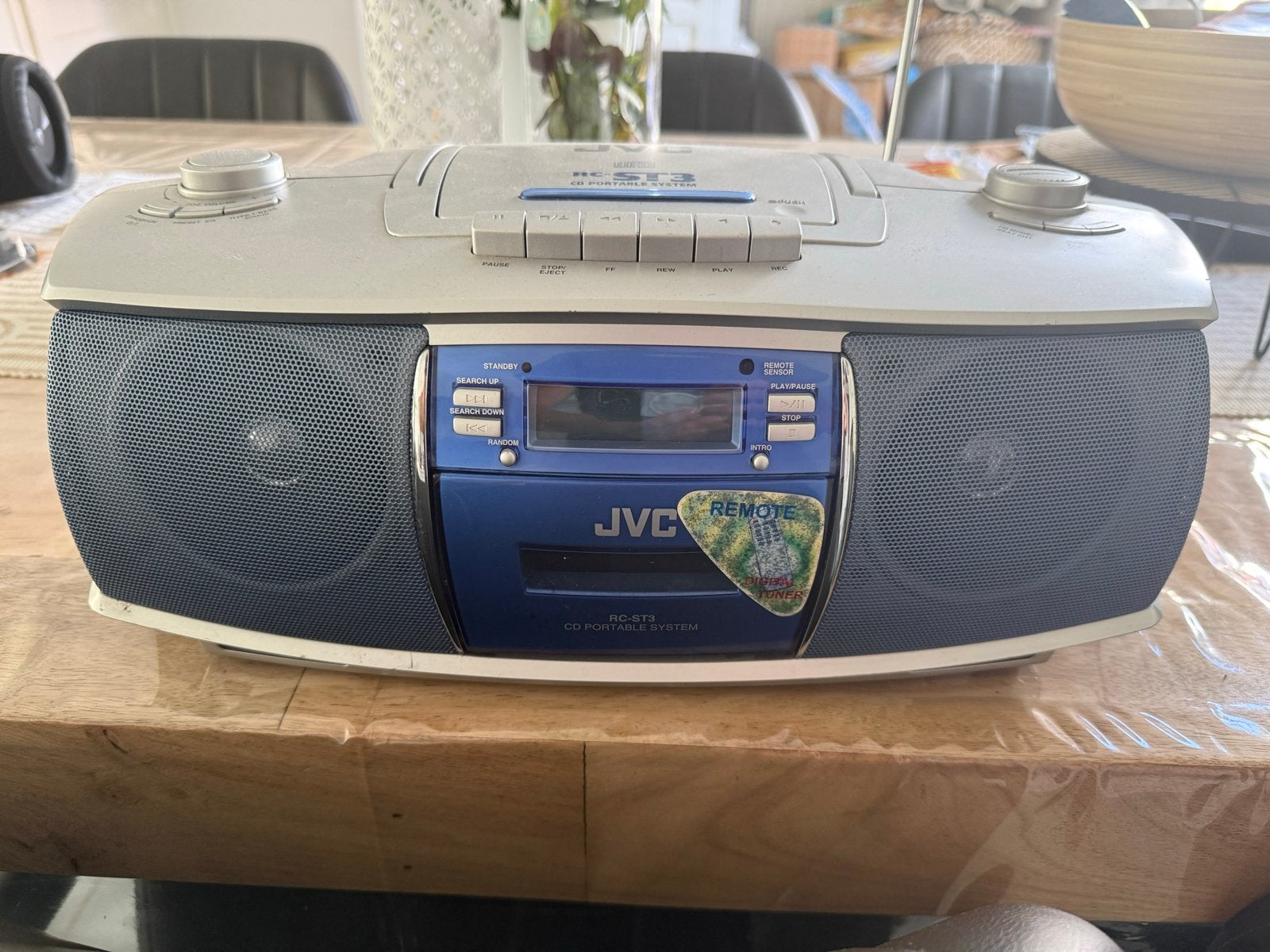 JVC RC-ST3SL CD Portable System Radio, Ophalen, Gebruikt, Radio, Met cd-speler