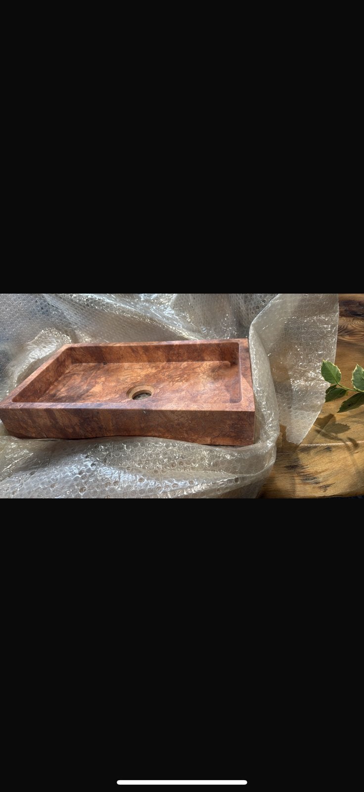 Wasbak, Huis en Inrichting, Ophalen, Natuurlijk materiaal, Vierkant, Nieuw