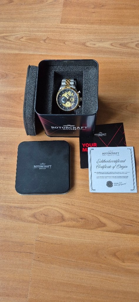 Rotorcraft, Overige merken, Staal, Polshorloge, Nieuw