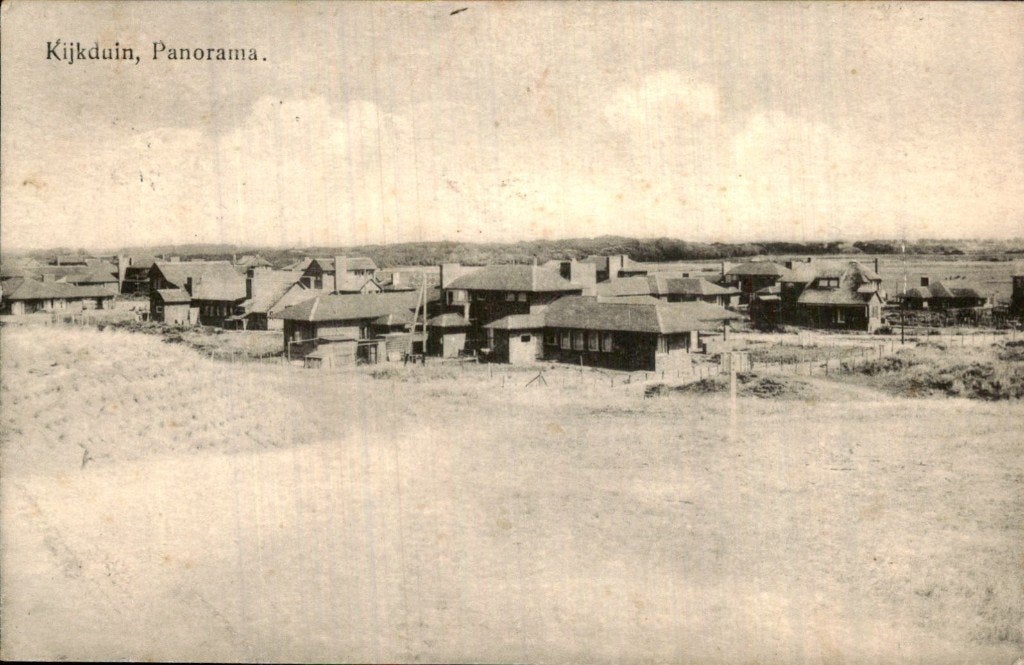 Kijkduin - Panorama - Ansichtkaart, Ophalen of Verzenden, 1920 tot 1940, Gelopen, Zuid-Holland