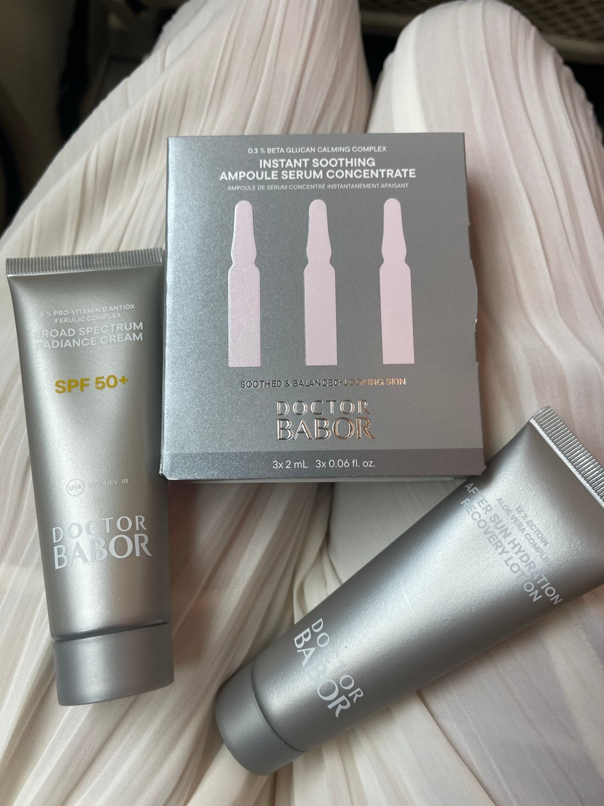 Doctor Babor Huidverzorgingsset: Crème, Serum, After Sun, Ophalen of Verzenden, Nieuw, Gehele gezicht, Verzorging