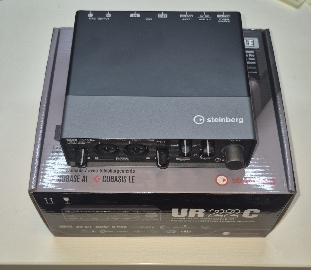 Steinberg UR22C USB3 audio interface (ongebruikt), Ophalen of Verzenden, Nieuw, Extern, Steinberg
