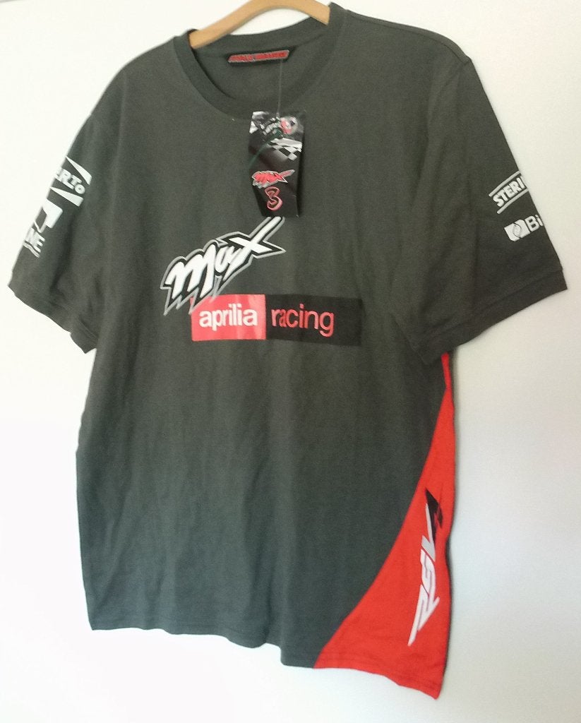 Aprilia Tshirt Max Biaggi, Ophalen of Verzenden, Nieuw met kaartje, Overige typen
