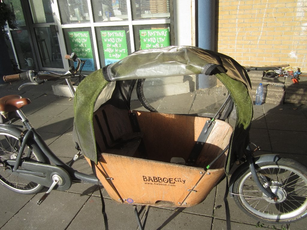 BABBO elektrische bakfiets met gebroken frame opknapper, Gebruikt, Elektrisch, 2 kinderen, Ophalen