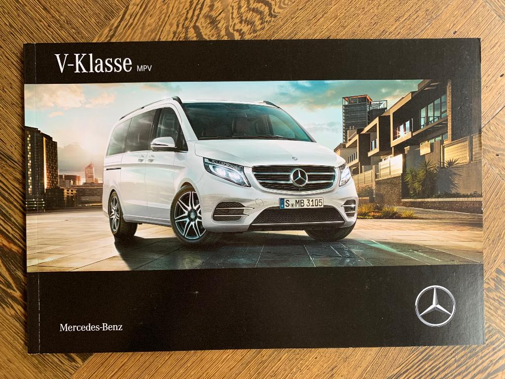 Folder, brochure Mercedes-Benz V-klasse W447 2016 nieuw!, Nieuw, Mercedes-Benz, Mercedes, Ophalen of Verzenden