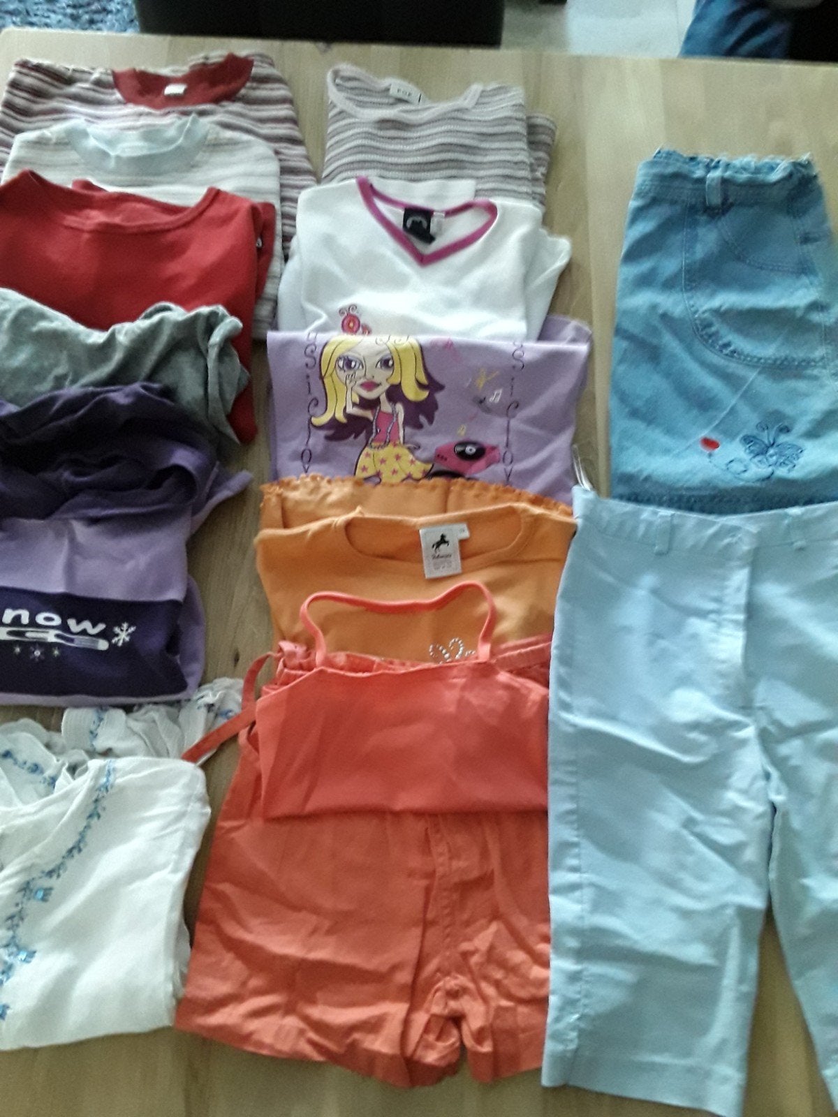 Maat 122 128 Kledingpakket voor meisjes 14 stuks., Ophalen of Verzenden, Zo goed als nieuw, Diverse merken, Meisje