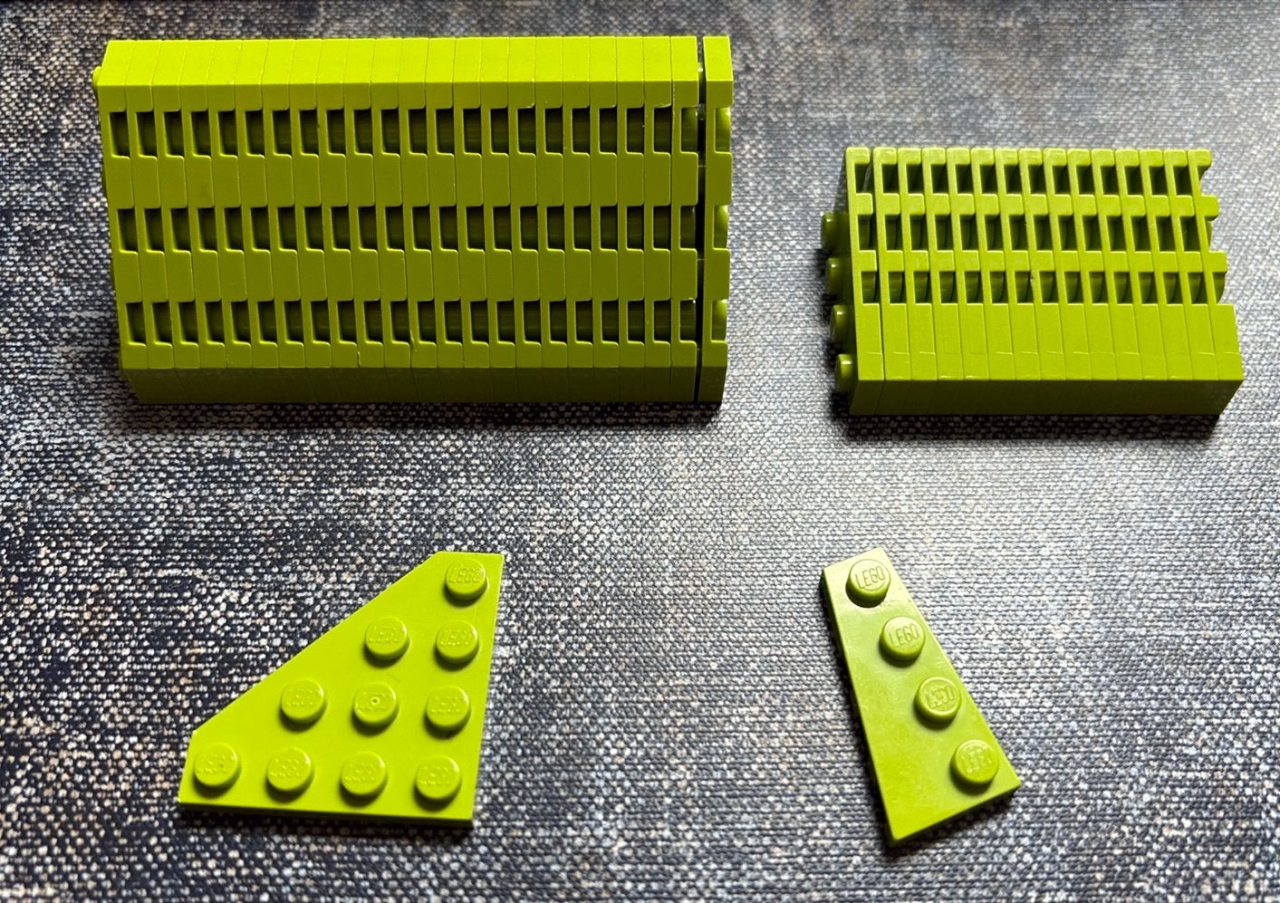 Diverse lego onderdelen in lime groen, Ophalen of Verzenden, Zo goed als nieuw