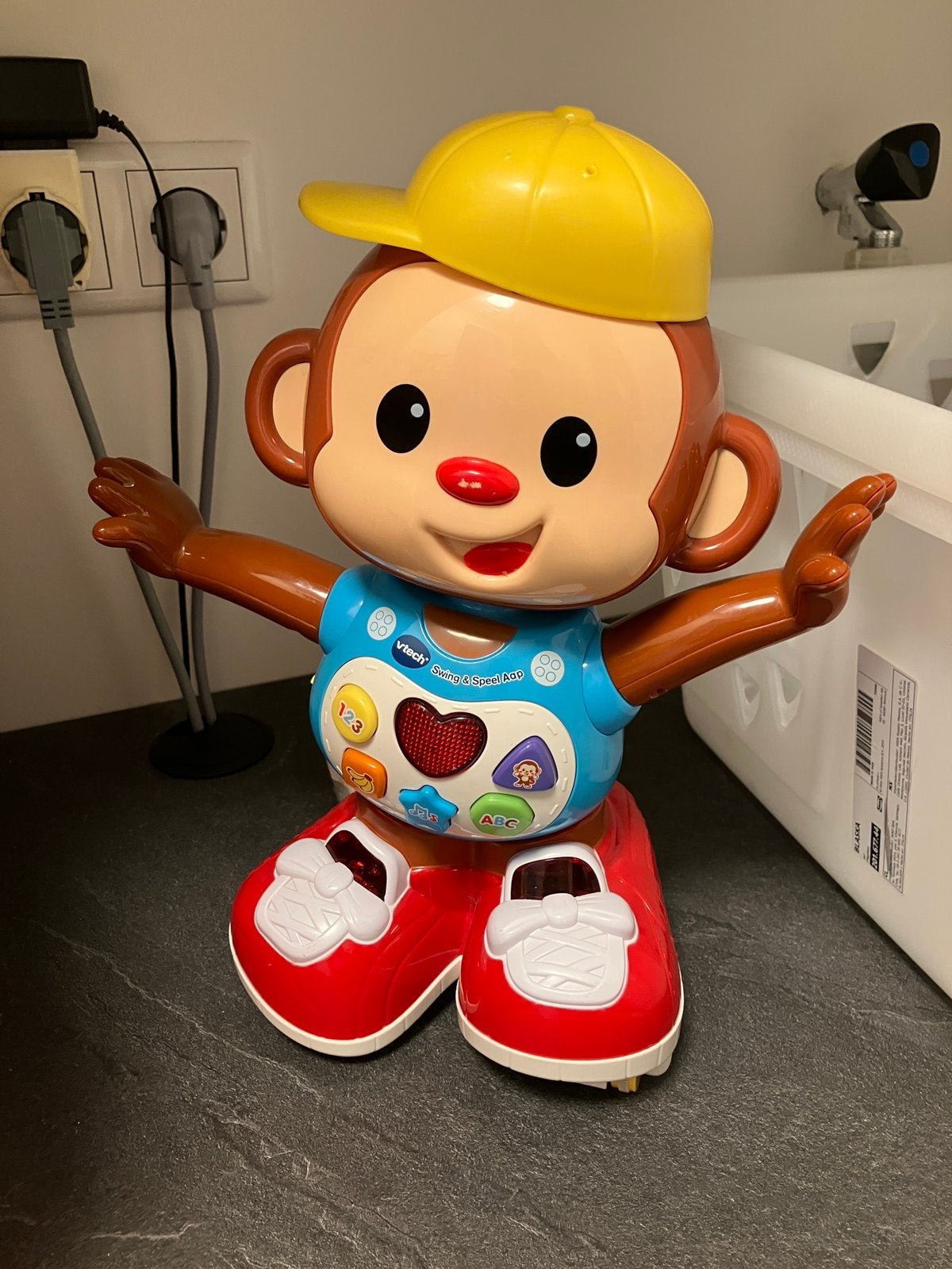 Vtech Swing en speel aap, Kinderen en Baby's, Ophalen of Verzenden, Zo goed als nieuw, 6 maanden tot 2 jaar