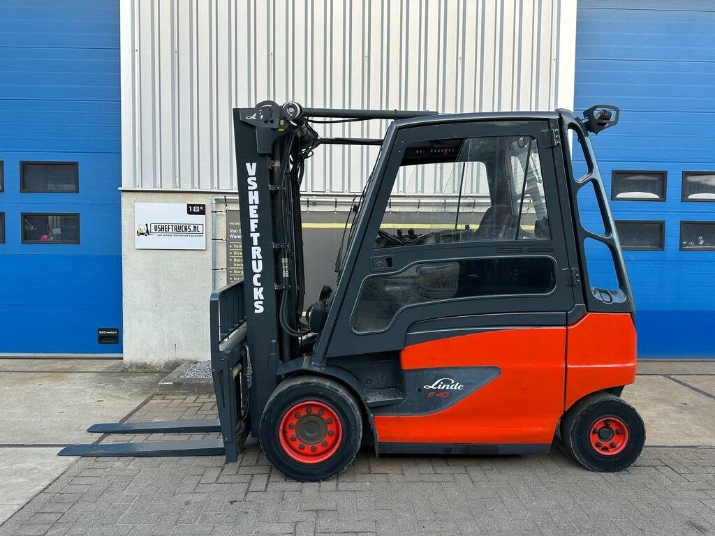 VS-22763 Elektrische triplex heftruck Linde E40-01/600, Linde, Heftruck, Linde Mate, Info@linde-mh.de